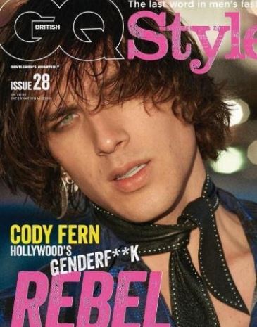 Eric Smith partner Cody Fern first cover in British Magazine GQ.